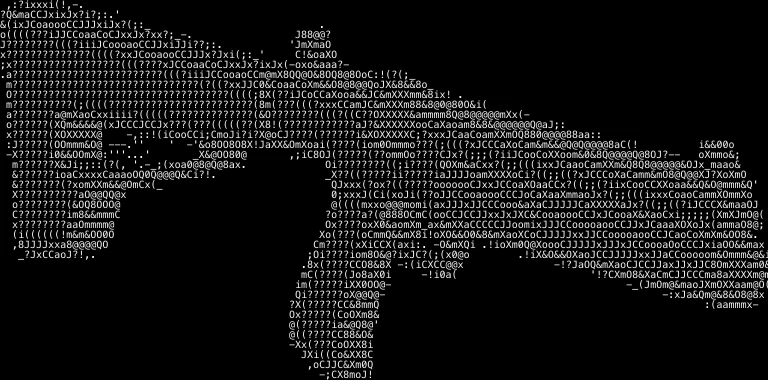 ASCII-rendered CAD of the launcher, a PCP air rifle, Waterloo Defence